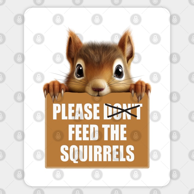 Funny Squirrel Lover Sticker by BDAZ